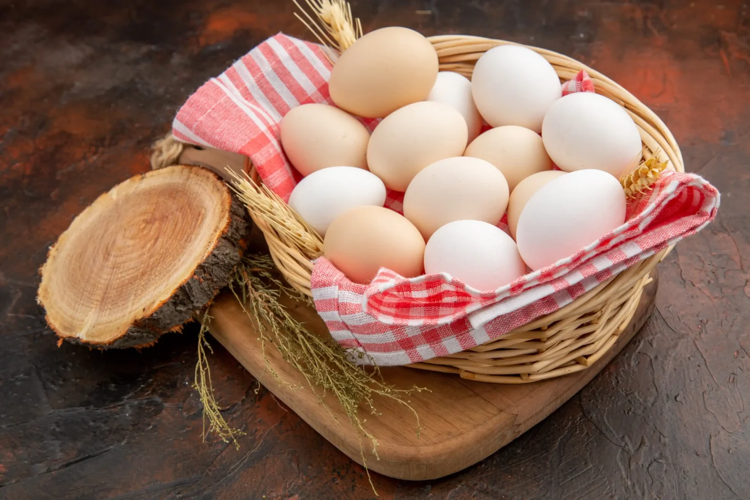 front-view-white-chicken-eggs-inside-basket-with-towel-dark-surface (Web H)